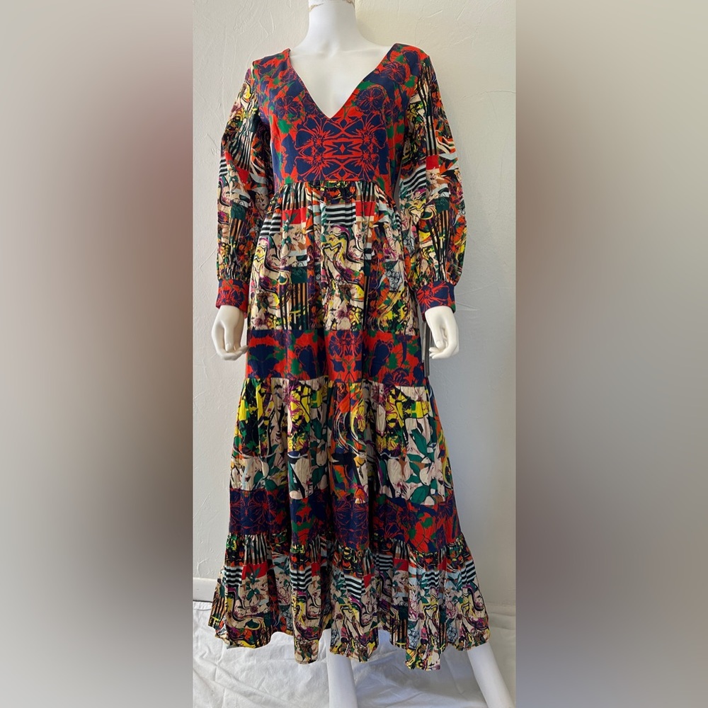 Anthropologie Multicolor Maxi Dress
